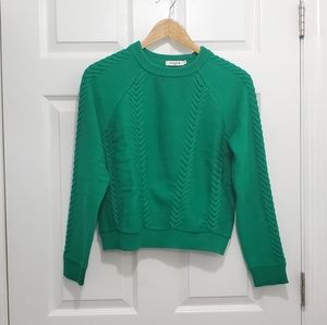 NWT Farrow arlene cable knit sweater sz M